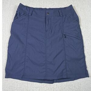 Duluth Trading Co. Women's 12 Gray Skort Stretch Utility Outdoor Casual Active